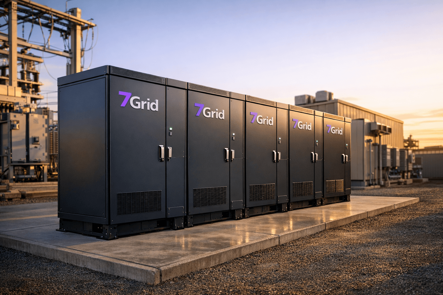 7Grid commercial battery cabinet energy storage system