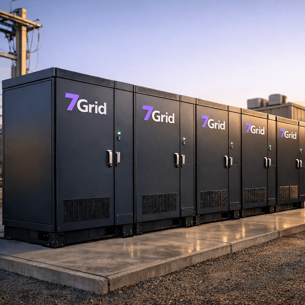 7Grid commercial battery cabinet energy storage system